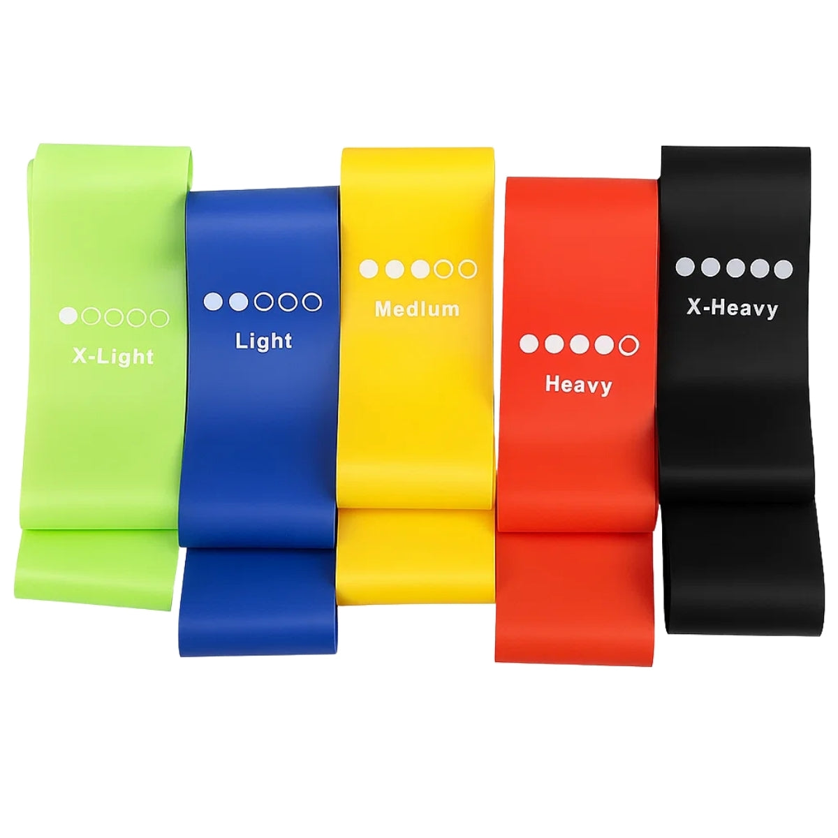 5 in 1 Resistance Loop Bands Set