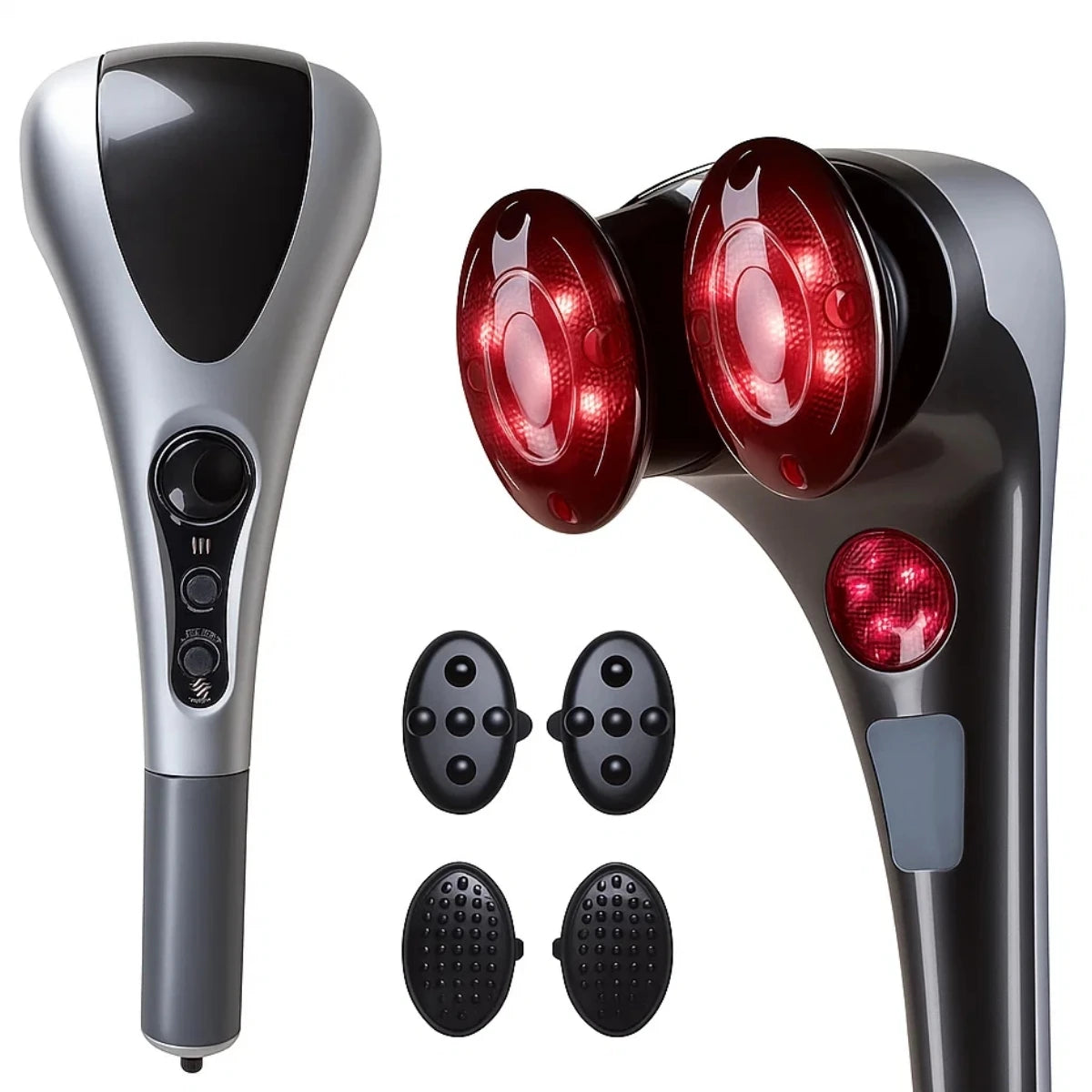 Double Heads Heating Massager