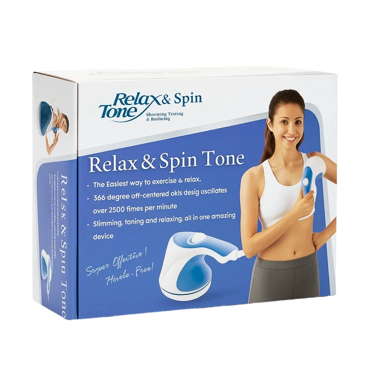 Relax and Spin Tone Massager – 5‑in‑1 Full Body Massager