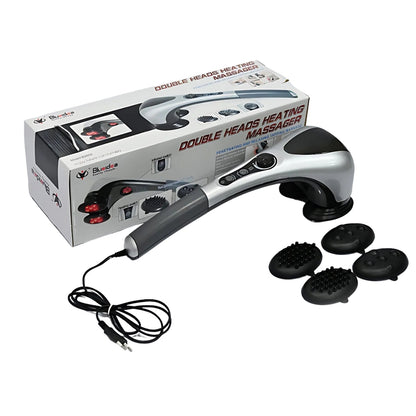 Double Heads Heating Massager